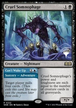 Cruel Somnophage // Can't Wake Up (V.2)⁣ - Wilds of Eldraine: Promos⁣ (Rare)⁣ [222]