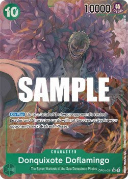 Donquixote Doflamingo (OP04-031) (V.2)⁣ - Kingdoms of Intrigue⁣ (Alternate Art)⁣ [031]