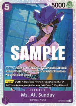 Ms. All Sunday (OP04-064) (V.1)⁣ - Kingdoms of Intrigue⁣ (Super Rare)⁣ [064]