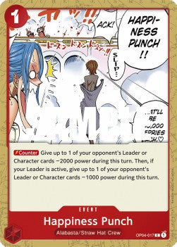 Happiness Punch (OP04-017)⁣ - Kingdoms of Intrigue⁣ (Common)⁣ [017]