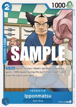 Ipponmatsu (OP04-042)⁣ - Kingdoms of Intrigue⁣ (Common)⁣ [042]
