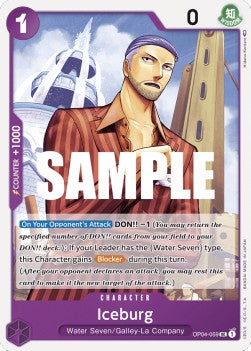 Iceburg (OP04-059)⁣ - Kingdoms of Intrigue⁣ (Uncommon)⁣ [059]