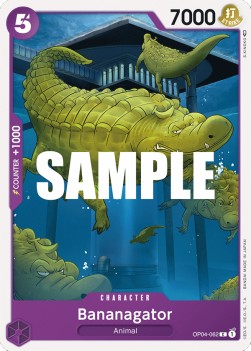 Bananagator (OP04-062)⁣ - Kingdoms of Intrigue⁣ (Common)⁣ [062]