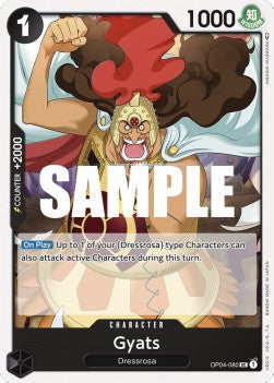 Gyats (OP04-080)⁣ - Kingdoms of Intrigue⁣ (Uncommon)⁣ [080]