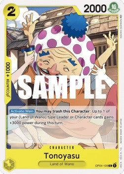 Tonoyasu (OP04-109)⁣ - Kingdoms of Intrigue⁣ (Common)⁣ [109]