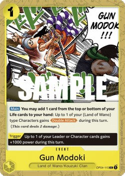 Gun Modoki (OP04-115)⁣ - Kingdoms of Intrigue⁣ (Common)⁣ [115]