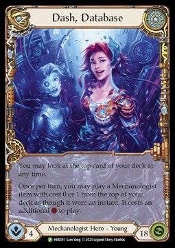 Dash, Database (Cold Foil)⁣ - Hero Promos⁣ (Promo)⁣ [091]