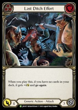 Last Ditch Effort (Cold Foil)⁣ - Judge Promos⁣ (Promo)⁣ [017]