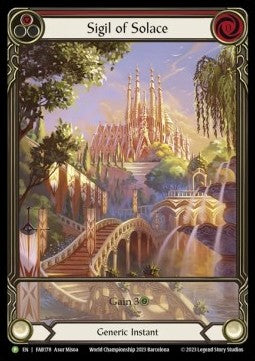 Sigil of Solace (Red) - FAB Promos (Promo) [FAB-178]