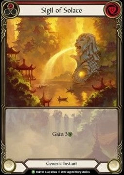 Sigil of Solace (Red) (Extended Art Rainbow Foil)⁣ - FAB Promos⁣ (Promo)⁣ [136]