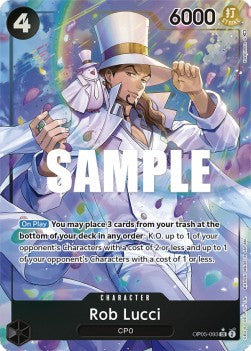 Rob Lucci (OP05-093) (V.2)⁣ - Awakening of the New Era⁣ (Alternate Art)⁣ [093]