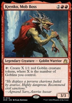 Krenko, Mob Boss⁣ - Ravnica Remastered⁣ (Rare)⁣ [114]