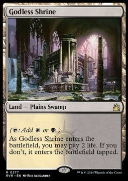 Godless Shrine⁣ - Ravnica Remastered⁣ (Rare)⁣ [277]
