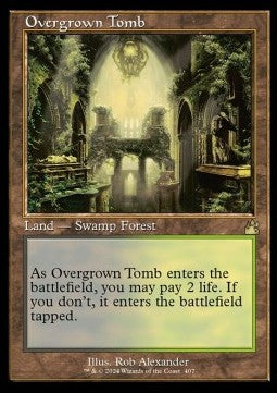 Overgrown Tomb (V.2)⁣ - Ravnica Remastered: Extras⁣ (Rare)⁣ [407]