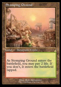 Stomping Ground (V.2)⁣ - Ravnica Remastered: Extras⁣ (Rare)⁣ [413]
