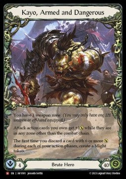 Kayo, Armed and Dangerous (Regular) - Heavy Hitters (Majestic) [HVY-001]