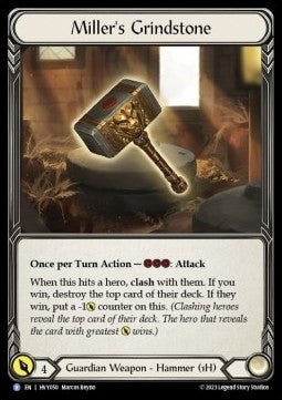 Miller's Grindstone (Cold Foil) - Heavy Hitters (Rare) [HVY-050]