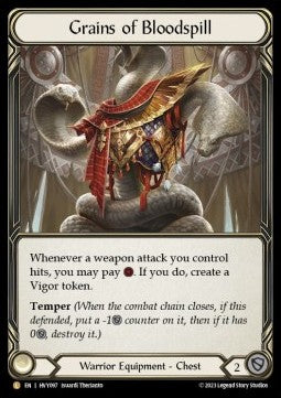 Grains of Bloodspill (Cold Foil) - Heavy Hitters (Legendary) [HVY-097]