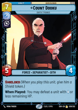Count Dooku, Darth Tyranus⁣ - Spark of Rebellion⁣ (Rare)⁣ [038]