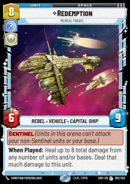 Redemption, Medical Frigate⁣ - Spark of Rebellion⁣ (Rare)⁣ [052]