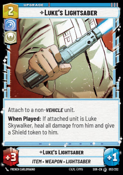 Luke's Lightsaber⁣ - Spark of Rebellion⁣ (Starter Deck Exclusive)⁣ [053]