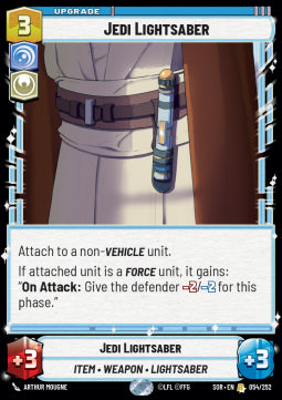 Jedi Lightsaber⁣ - Spark of Rebellion⁣ (Rare)⁣ [054]