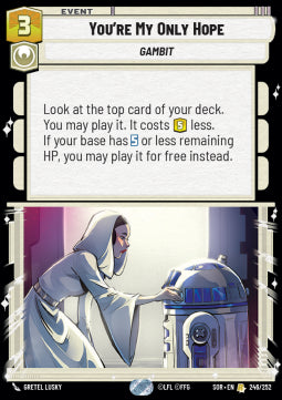 You're My Only Hope⁣ - Spark of Rebellion⁣ (Rare)⁣ [246]