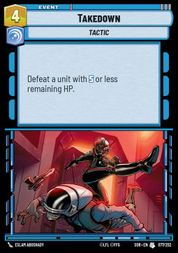 Takedown⁣ - Spark of Rebellion⁣ (Uncommon)⁣ [077]