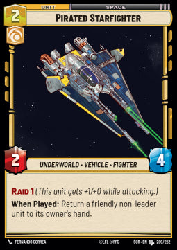 Pirated Starfighter⁣ - Spark of Rebellion⁣ (Uncommon)⁣ [209]