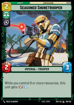 Seasoned Shoretrooper⁣ - Spark of Rebellion⁣ (Common)⁣ [081]