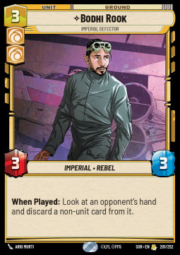 Bodhi Rook, Imperial Defector⁣ - Spark of Rebellion⁣ (Rare)⁣ [201]