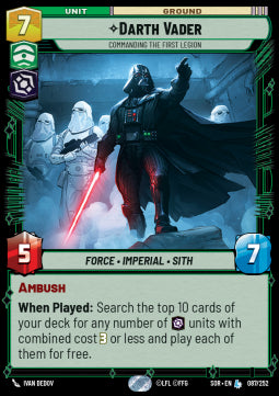 Darth Vader, Commanding the First Legion⁣ - Spark of Rebellion⁣ (Legendary)⁣ [087]