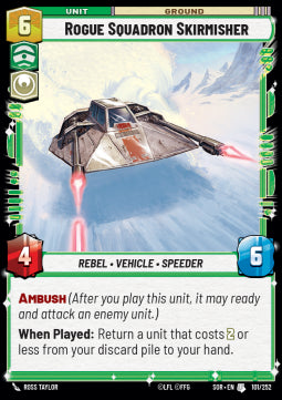Rogue Squadron Skirmisher⁣ - Spark of Rebellion⁣ (Uncommon)⁣ [101]