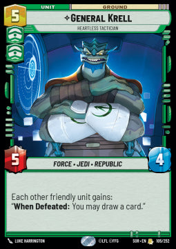 General Krell, Heartless Tactician⁣ - Spark of Rebellion⁣ (Rare)⁣ [105]