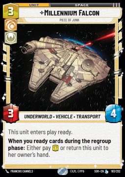 Millennium Falcon, Piece of Junk⁣ - Spark of Rebellion⁣ (Legendary)⁣ [193]