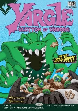 Yargle, Glutton of Urborg - Secret Lair Drop Series: Winter Superdrop 2024 (Rare) [SLDW24-1542]