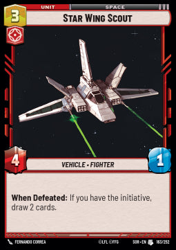 Star Wing Scout⁣ - Spark of Rebellion⁣ (Uncommon)⁣ [163]