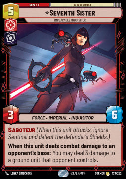 Seventh Sister, Implacable Inquisitor - Spark of Rebellion (Rare) [SOR-133]