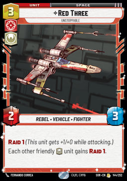 Red Three, Unstoppable⁣ - Spark of Rebellion⁣ (Rare)⁣ [144]