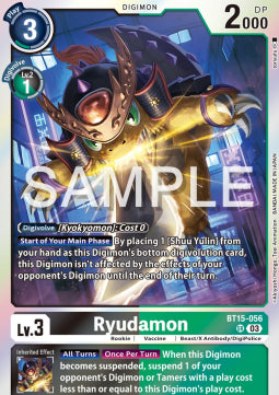 Ryudamon (BT15-056) (V.1)⁣ - Exceed Apocalypse⁣ (Super Rare)⁣ [056]