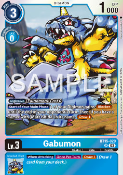 Gabumon (BT15-020)⁣ - Exceed Apocalypse⁣ (Super Rare)⁣ [020]