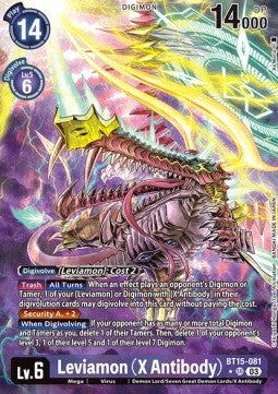 Leviamon (X Antibody) (BT15-081) (V.2)⁣ - Exceed Apocalypse⁣ (Alternative Art)⁣ [081]