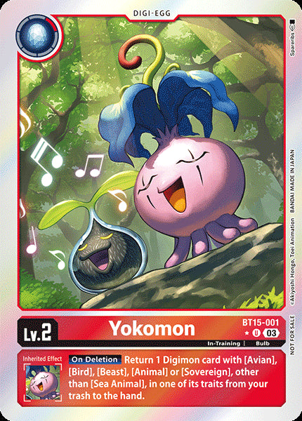 Yokomon (BT15-001) (V.2)⁣ - Promos: Exceed Apocalypse⁣ (Uncommon)⁣ [BT14-001]