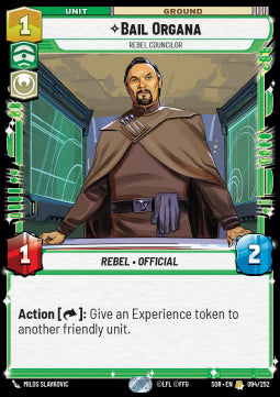 Bail Organa, Rebel Councilor⁣ - Spark of Rebellion⁣ (Rare)⁣ [094]