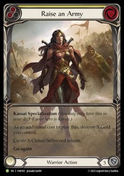 Raise an Army (Extended Art Rainbow Foil)⁣ - FAB Promos⁣ (Promo)⁣ [192]