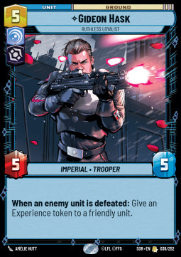 Gideon Hask, Ruthless Loyalist⁣ - Spark of Rebellion⁣ (Rare)⁣ [036]
