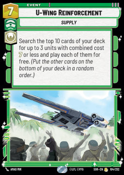 U-Wing Reinforcement⁣ - Spark of Rebellion⁣ (Rare)⁣ [104]