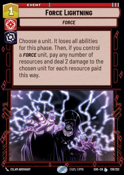 Force Lightning⁣ - Spark of Rebellion⁣ (Legendary)⁣ [138]