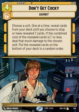 Don't Get Cocky - Spark of Rebellion: Extras (Rare) [XSOR-485]