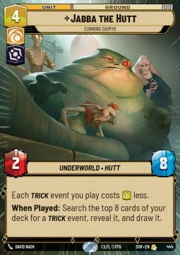 Jabba the Hutt, Cunning Daimyo⁣ - Spark of Rebellion: Extras⁣ (Rare)⁣ [444]